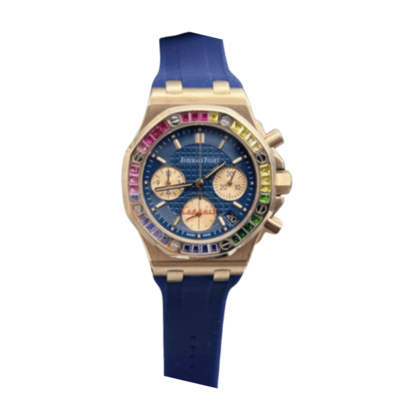 Royal oak blue diamond dial