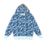 BAPE HOODIE - LIGHT-BLUE