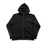 POLO HOODIE - BLACK