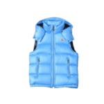 MONCLR GILET - LIGHT-BLUE