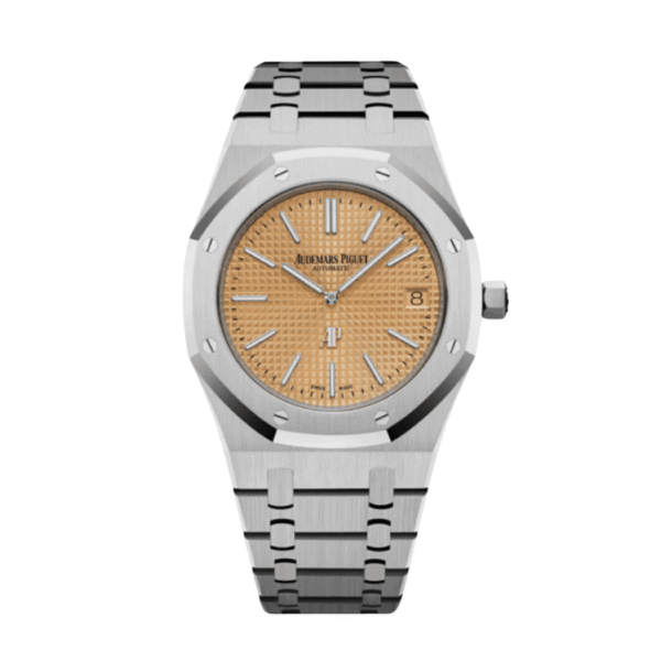 Royal oak gold salmon dial