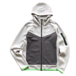 TECH FLEECE - WHITE/GREY/GREEN