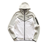 TECH FLEECE - GREY/WHITE