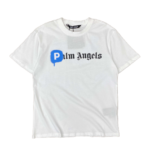 T-SHIRT PALM ANGLS PUSHING P - WHITE/BLUE