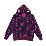 BAPE HOODIE - PURPLE
