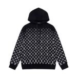 LV Hoodie  Black Monogram Gradient