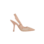 JDR DECOLLETÈ SLINGBACK TULLE NUDE