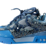 Skate Blue Denim Monogram Crystal