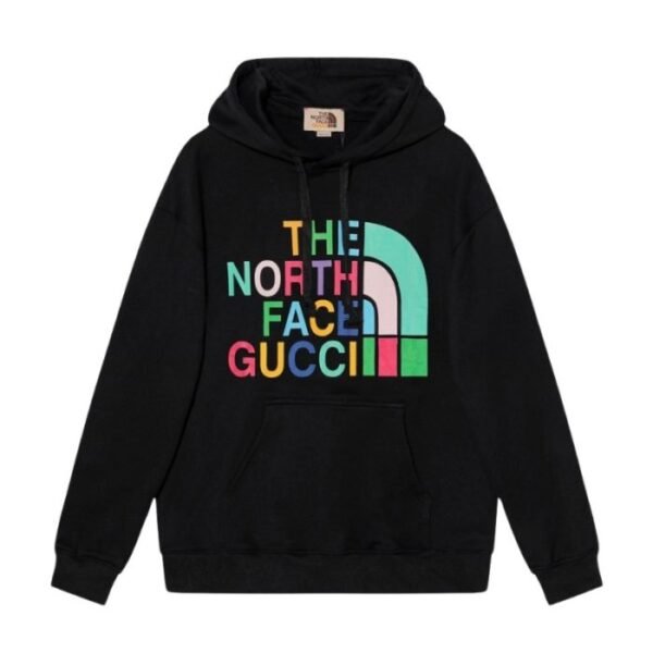 GG Hoodie and TNF black