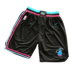 BASKETBALL SHORTS MH - BLACK/LIGHT-BLUE
