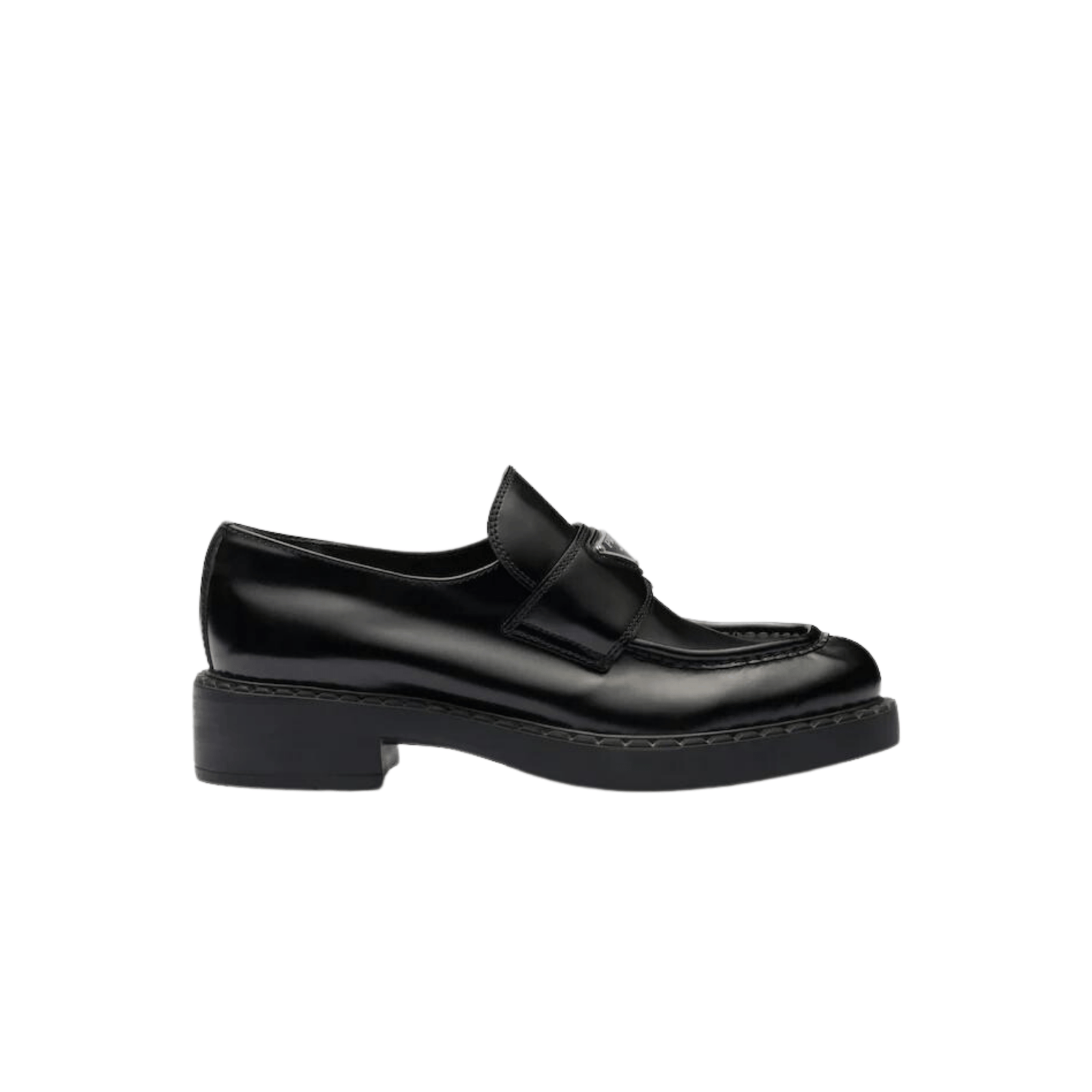 4-29.png MOCASSINO IN PELLE NERO CON LOGO CLASSIC - Image 1