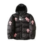 CHRM HRTS Jacket Puffer Black Cross CH080