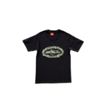 CRTZ T-SHIRT – ROUND GRASS BLACK