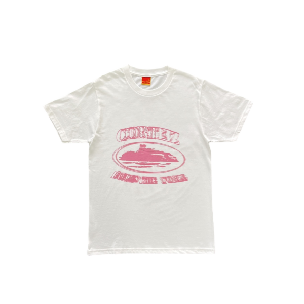 CRTZ T-SHIRT  –  PHANTOM WHITE/PINK
