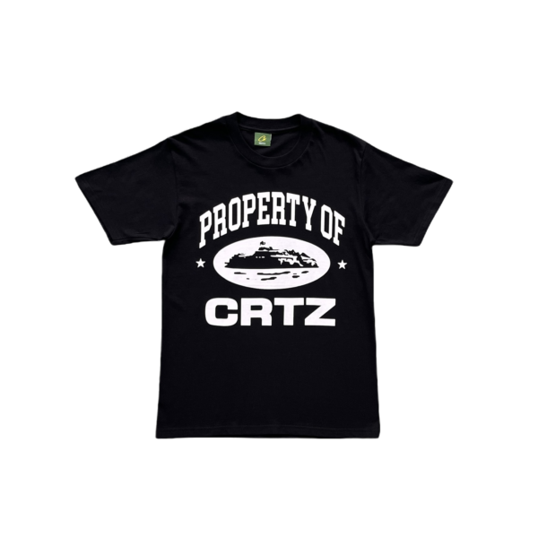 CRTZ T-SHIRT  – PROPERTY BLACK