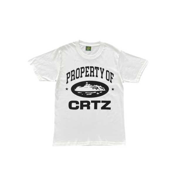 CRTZ T-SHIRT  – PROPERTY WHITE