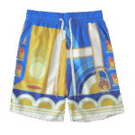 SHORT CASABLANCA BLUE
