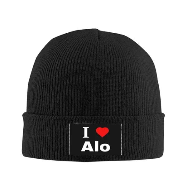 AY Notable Beanie I love Alo Black