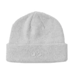 AY White Logo White Notable Beanie