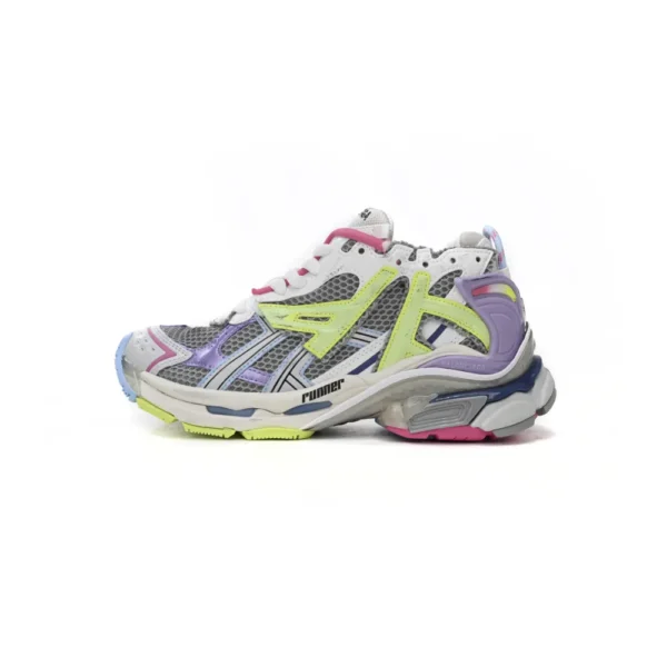 BLNCG Runner Grey/Light Purple/Neon Yellow White