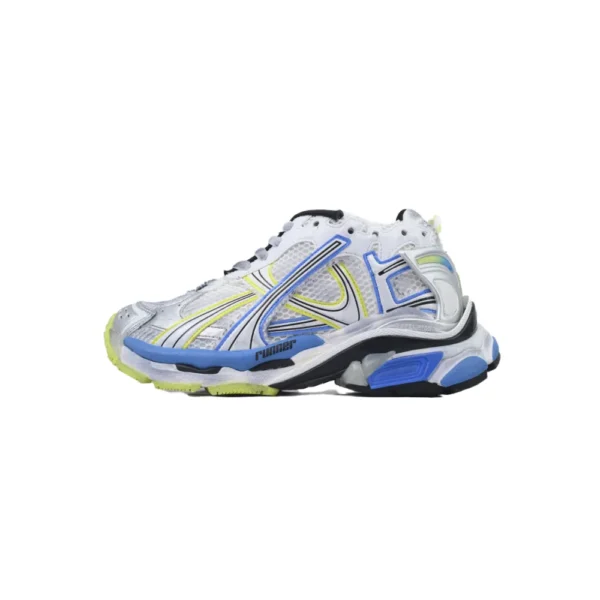 BLNCG Runner Sneaker White Blue Yellow