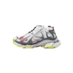 BLNCG Runner Sneaker White Red And Gray Black