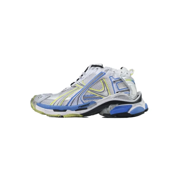 BLNCG Runner Sneaker White Yellow Blue