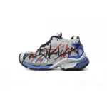 BLNCG Runner White And Blue Printing