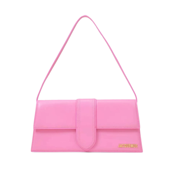 BORSA LE BAMBINO LONG ROSA LOGO SILVER