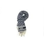 CD Cashmere Oblique Logo Print Fringed Scarf Blue