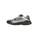 CD Lace-Up Sneakers Black Grey Silver Mesh