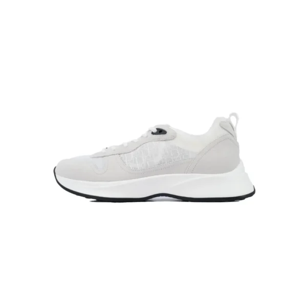 CD Runner White Oblique Suede