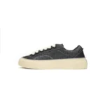 CD Sneaker Black Smooth Calfskin Oblique Jacquard