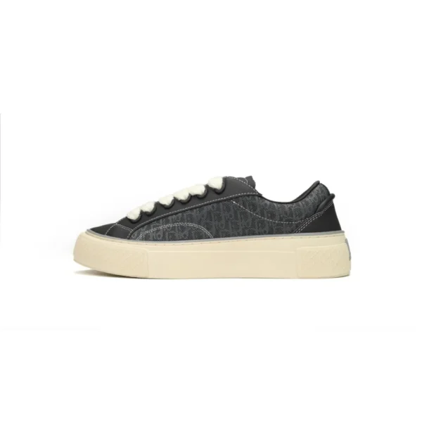 CD Sneaker Black Smooth Calfskin Oblique Jacquard
