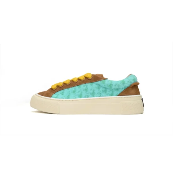 CD Sneaker Oblique Turquoise Brown