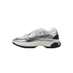 CH Fabric Laminated Low Top Sneakers Silver Black