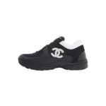 CH Low Top Trainer Black White
