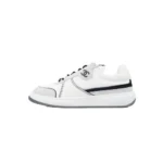 CH Suede Calfskin White Light Grey Low Top Sneakers
