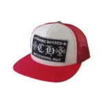 CHRM HRTS CH Hollywood Trucker Hat Red White