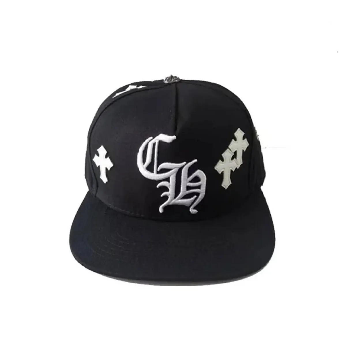 CHRM-HRTS-Cross-Patch-Baseball-Hat-Black-1.webp CHRM HRTS Cross Patch Baseball Hat Black - immagine 1