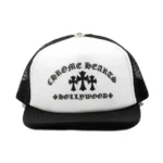 CHRM HRTS Hollywood Cross King Taco Trucker Cap Black White