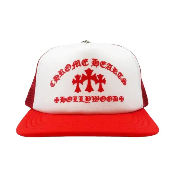CHRM HRTS King Taco Trucker Hat Red White
