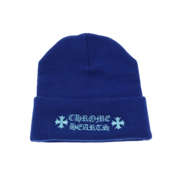 CHRM HRTS Logo Beanie Blue