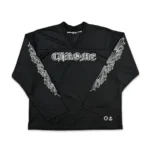 CHRM HRTS Long Sleeve Hockey Jersey Black