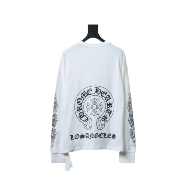 CHRM HRTS Los Angeles Excluisve Long Sleeve T Shirt White