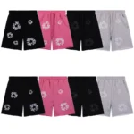 DNM TRS Glitter Patch Floral Print Shorts