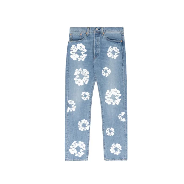DT The Cotton Wreath Jean Sky Blue