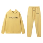 FOG ESNTLS Heavy Fleece Hoodie and Sweatpant Set Amber