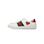 GC Ace Embroidered Hearts White