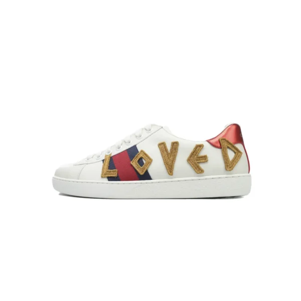 GC Ace Embroidered Love White